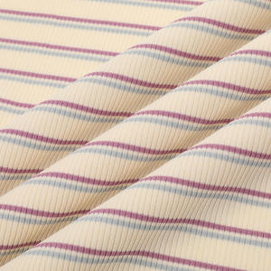 Tela de Punto Elástica 2x2, Suave y Duradera, con Diseño de Moda Personalizado, Teñida con Hilo TR, para Vestidos y Suéteres - Product Image 5