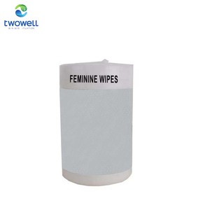 Twowell Flushabel Lingettes Intimes Lingettes Féminines Femmes Lingettes Féminines pour le Nettoyage Quotidien - Product Image 1