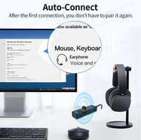 Adaptateur Bluetooth BT6.0 sans pilote pour la réception audio sur ordinateur portable pour téléphone mobile EDR+BLE