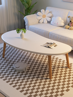 Vente en Gros Table Basse Simple Nuage en Bois Table Basse Moderne Petit Salon Balcon Table à Thé
