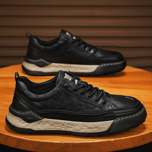 Nouvelles Chaussures de Ville pour Homme en Gros et sur Mesure, Mocassins Plats en Cuir PU, Design Italien de Luxe, Baskets Noires Décontractées Style <span class=keywords><strong>Bateau</strong></span> - Product Image 6