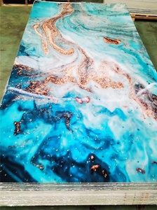 Paneles de Pared Interiores de Mármol con Diseño de Libro Abierto Personalizados, Alternativa de Mármol para Hoteles - Product Image 3