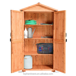 Armario de almacenamiento de <span class=keywords><strong>madera</strong></span> para exteriores, cobertizos de almacenamiento impermeables para patio trasero - Product Image 1