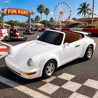 Kart de course personnalisable modèle 930 avec double ceinture de sécurité pour adultes et enfants, idéal pour la location commerciale sur piste et le divertissement.
