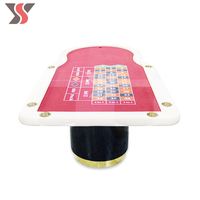 Table de roulette professionnelle moderne de qualité casino YS pour les jeux de hasard et de poker, logo personnalisé de luxe