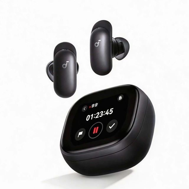 Anker Soundcore Liberty 5 Pro Max D1204 ANC Wireless Earbuds AI Recording Blue-tooth Earphones With Touch Screen Charging Case