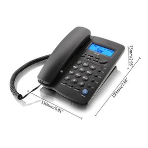 Téléphone à affichage de l'appelant Appel mains libres Téléphone fixe <span class=keywords><strong>filaire</strong></span> Téléphone fixe pour bureau à domicile Hôtel - Product Image 5