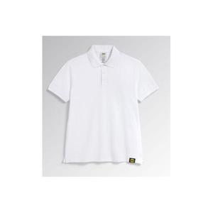 DIADORA UTILITY-702,177955-20002/M Polo blanco de manga corta en algodón orgánico Piqué CAMISETAS Y POLOS DE TRABAJO - Product Image 1