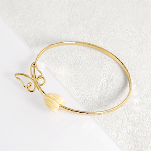 Hawaiiaanse Sieraden Groothandel 14K Gouden Armband Vlinder Schildpad Golf Hart Gouden Charme Pikake Jasmijn Armband Voor Meisjes - Product Image 4