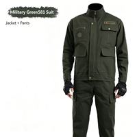 Tenue Tactique Camouflage Jungle – Ensemble Rip-Stop Durable et Respirant en Coton pour l'Alpinisme et la Pêche