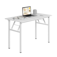 Bureau d'ordinateur pliable YODA YD-ID213 120x60cm, plateau en bois durable, pieds en métal, pour la maison et le bureau (vente en gros)
