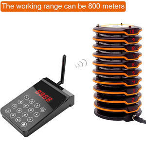 Receptor de Llamadas Inalámbrico CRONY CTP106 Naranja Resistente <span class=keywords><strong>al</strong></span> Agua para Restaurantes, Cafeterías y Hoteles - Alcance Inalámbrico de 800m - Product Image 4