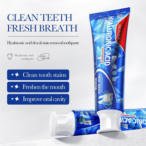 Dentifrice BIOAQUA à Marque Blanche au Niacinamide et <span class=keywords><strong>Acide</strong></span> <span class=keywords><strong>Hyaluronique</strong></span>, Blanchissant et Nettoyant en Profondeur, Sans Produits Chimiques, pour une Haleine Fraîche et des Dents Propres à Domicile - Product Image 4