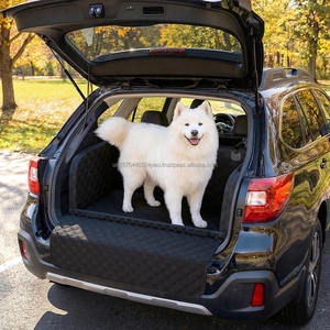 Housse de siège auto pour chien, tapis de coffre pour SUV, housse de coffre pour animaux avec coussin, tapis de protection antidérapant pour siège arrière de chien, rembourré pour berlines - Product Image 2