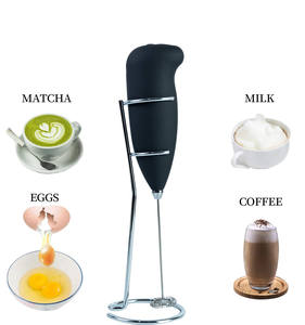 Mousseur à lait manuel SMT avec support, mini-blender et mixeur électrique pour café, frappé, <span class=keywords><strong>latte</strong></span>, matcha - Product Image 1