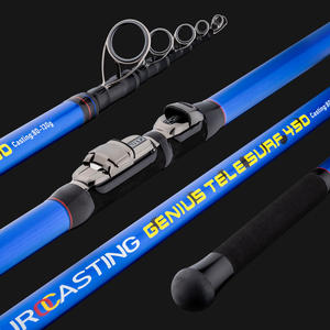 HONOREAL Seaguide SIC 30T Carbon 4.2m 4.5m 80-130g Porte-<span class=keywords><strong>moulinet</strong></span> en acier pour eau salée télescopique 6 sections 250g Cannes à pêche surf - Product Image 1