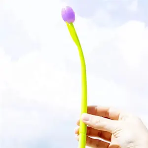 Stylo gel en silicone, recharge de tulipe, décolorées dans le soleil, 0.5mm, offre spéciale, nouveauté