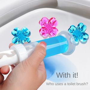 Mayorista Desechable Limpiador <span class=keywords><strong>de</strong></span> Inodoro Treasure Clean Gel Desodorante Limpiador <span class=keywords><strong>de</strong></span> Inodoro en Forma <span class=keywords><strong>de</strong></span> Flor - Product Image 3