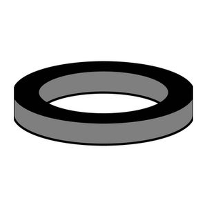 Juntas de goma para cartucho Internam24, 15 x 21,3 x 2,8 mm, accesorios para grifos de cocina - Product Image 1