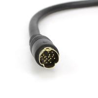 Benutzer definiertes ODM/OEM Mini Din 9-poliges Audio kabel von Stecker zu Stecker Md 9