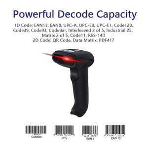 1D 제 2 무선 바코드 스캐너 3 별 바코드 독자 YC600 - Product Image 2