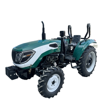 Tracteur agricole à roues YIBANG 80HP 4x4 à transmission par engrenages, équipement agricole essentiel, comprend moteur, boîte de vitesses, roulement, garantie 1 an