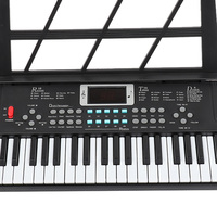 HUASHENG Keys Sticker Baby Educational Musical Instrument Electric Organ Toys Keys Sticker 61 Keys Electric Piano Keyboards
