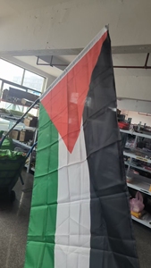 Drapeau national de la Palestine personnalisé professionnel 3x5 pieds en polyester 100% – Taille sur mesure pour commandes en gros - Product Image 4