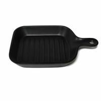 Service de vaisselle en mélamine noir mat de qualité alimentaire pour l'Afrique, cantines et restaurants, vente en gros OEM