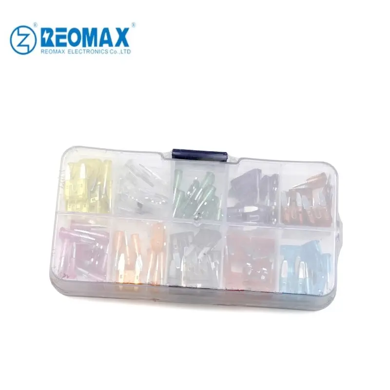 100 PCS Car Blade Fuses Assortment Kit  Standard/Mini Auto Fuse 1-40A  Automotive Assorted Fuses with a Puller Plucker