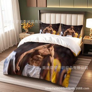 Ensemble de literie Xzl Cristiano Ronaldo 1,8 m, impression numérique, tissu doux pour chambre à coucher - Product Image 2