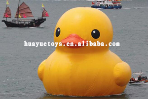 Ngoài trời nước quảng cáo Inflatable vịt mô hình lớn màu Vàng cao su vịt cho thương mại - Product Image 3