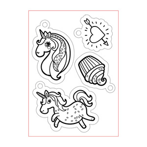 Unicorn Alpaca Painting Color DIY Heat Shrink <strong>Shrinky</strong> <strong>Dinks</strong> Novelty Handmade Training Toys - Product Image 3