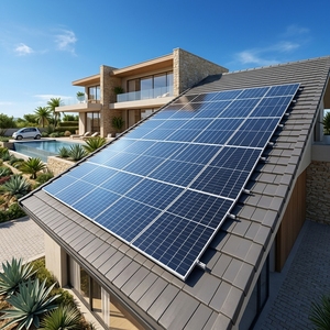 Fotovoltaica Integrada en Edificios (BIPV) de Silicio Monocristalino, Arquitectura Moderna, OEM/ODM, para Muros Cortina de Vidrio - Product Image 1