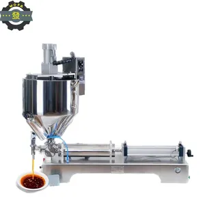 JIAHE WF-DG máquina de enchimento quantitativa de pistão horizontal para tinta de manteiga de amendoim rainha máquina de enchimento de pasta