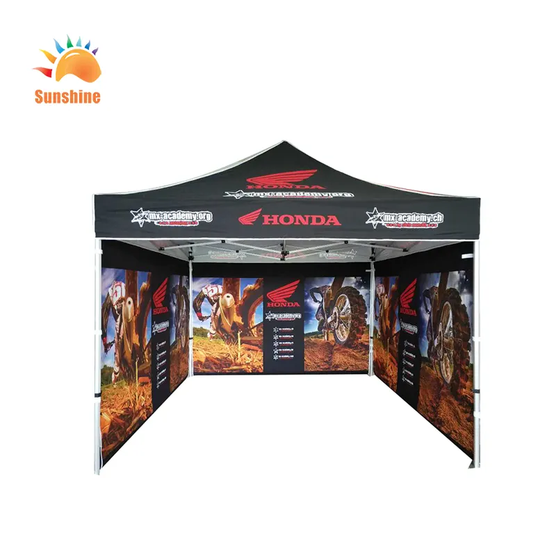 Таможня напечатала реклама для промышленных выставок полога палатки, 10x10 футов складная палатка