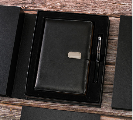 Notebook+pen-Black