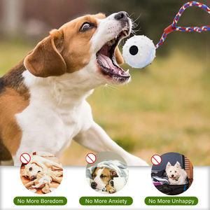7cm Training Chew denti pulizia Soft Spikey Ball <span class=keywords><strong>50cm</strong></span> Strong Rope Rubber Dog <span class=keywords><strong>Pet</strong></span> <span class=keywords><strong>Toy</strong></span> - Product Image 4