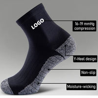 Chaussettes de sport en tissu éponge personnalisées avec logo, pour femmes et hommes, course à pied, randonnée, sport, chaussettes de cheville
