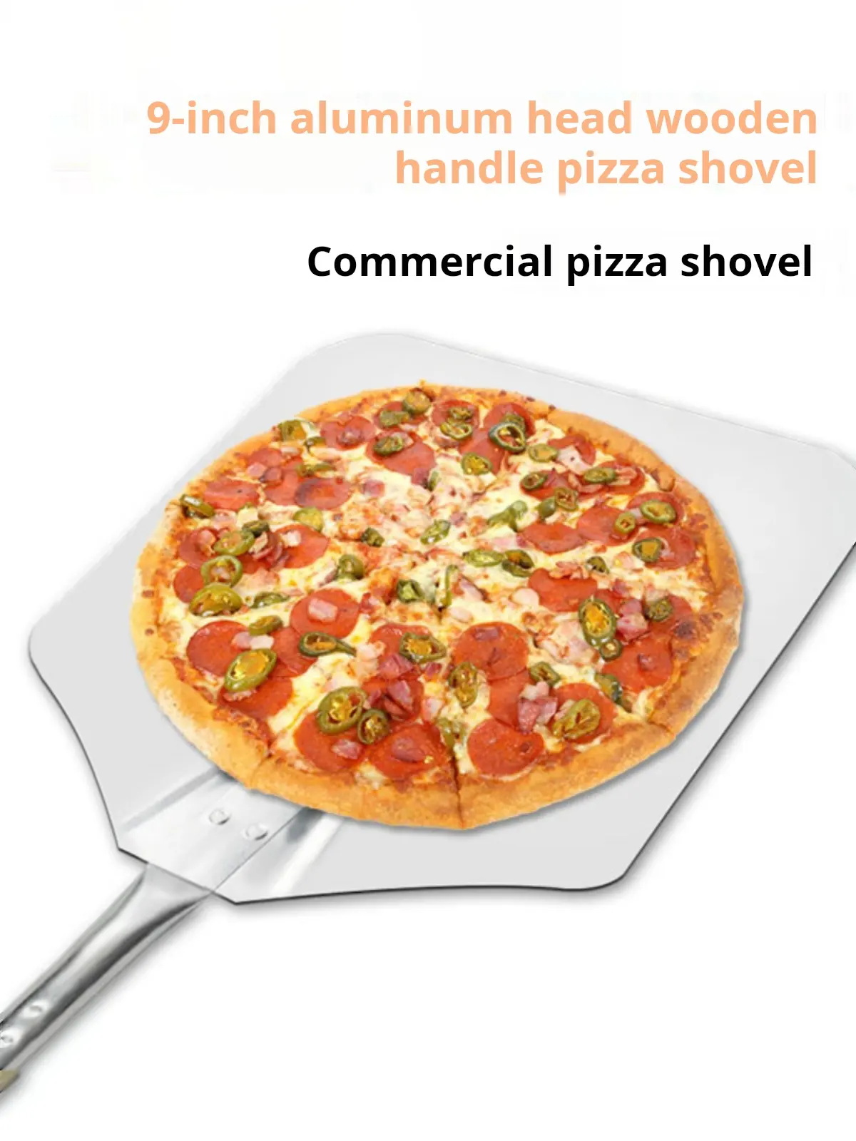 Aluminum Pizza Shovel Peel With Long Handle Pastry Tools Accessories Pizza Paddle Spatula Cake Baking Cutter