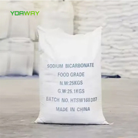 Bicarbonate de sodium de qualité alimentaire NaHCO3 Régulateur d'acidité CAS 144-55-8 Cendres de soude 99,2%