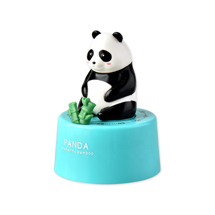 DTK новый стиль Кухонный Таймер приготовления пищи панда водонепроницаемый ручной механический милый магнитный кухонный таймер