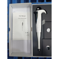 Pipette électronique en plastique la plus vendue avec volumes réglables, pipette numérique électronique automatique, micropipette pour laboratoire