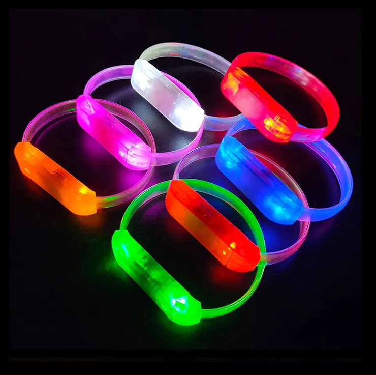 Wholesale custom access led bracelet plastic wristband cheap wrist bands for festival events with logo