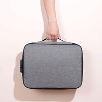 Organizador de Documentos de Viaje de 2 Capas, Estuche para Pasaportes, Organizador de Archivos Impermeable, Bolsa de Almacenamiento