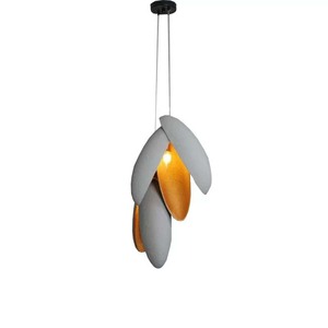 Italian Style Oval Pendant Light E27 LED Switch Control For Villa Bedroom Interior Design - Product Image 5