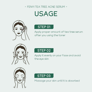 Fenyi 17ml Tea <b>Tree</b> Facial Serum Liquid Oil Control and Soothing Anti-Acne Agent with Glycerin Mainly for <b>Face</b> - Product Image 6