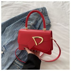 Bolso Bandolera Pequeño Cuadrado de PU con Cierre, Color Sólido, Estilo Casual, Moda Coreana Occidental para Mujer, Otoño Invierno, Marca Maxfree - Product Image 4