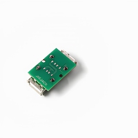 Module de connecteur femelle USB Type-A JISJACK 2 ports USB 3.0 2.0 PCBA FR4 pour appareils industriels