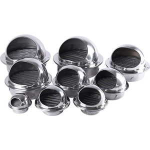 3 4 5 6 Inch Outlet Thép Không Gỉ Bull Mũi Tường Air Vent Kim Loại Bìa - Product Image 2